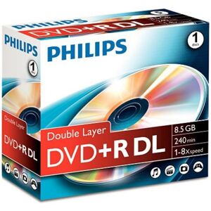 Disco DVD+R DL 240 Min 8.5GB 8x - PHILIPS