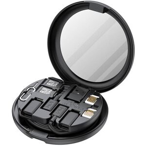 Carregador Wireless 12W c/ Espelho (Preto) - BUDI