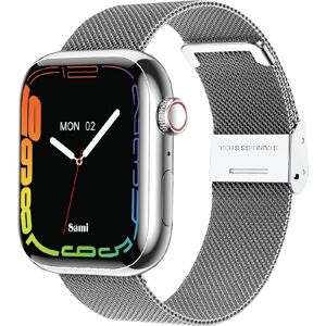 Relógio Smartwatch Genius 1,81" HD Malha (Prateado) - SAMI