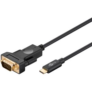 Cabo Conversor USB C 3.1 Macho -> VGA Macho (1,8 mts) - GOOBAY