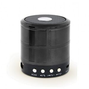 Coluna Mini Portátil Bluetooth (Preto) - GEMBIRD