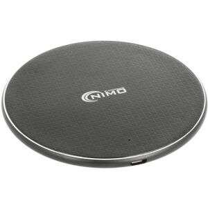 Base Carregador Qi Indução s/ Fios 10W p/ Smartphones (Preto) - NIMO