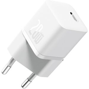 Carregador GaN5 Fast Charger (Mini) USB-C 20W (Branco) - BASEUS