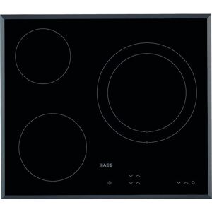 Placa Vitrocerâmica Embutida 3 Zonas HK623021FB (Preto) - AEG