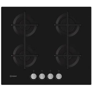 Placa a Gás ING 61T BK 4 Bocas (Preto) - INDESIT