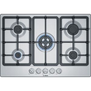 Placa a Gás PGQ7B5B90 5 Zonas 10800W (Inox) - BOSCH