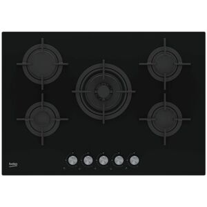 Placa a Gás HILW75222SL 5 Zonas (Preto) - BEKO