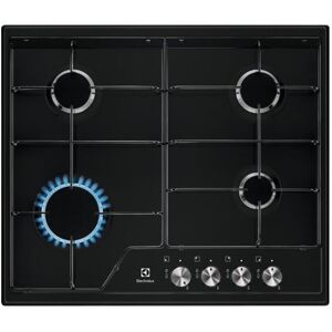Placa 4 Bocas a Gás EGS6424K (Preto) - ELECTROLUX