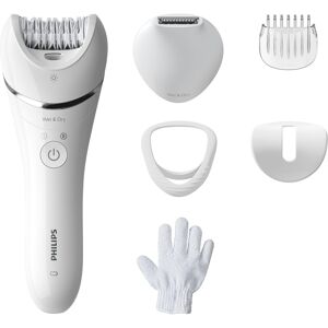 Depiladora BRE715 Epilator Series 8000 Wet & Dry (Branco) - PHILIPS