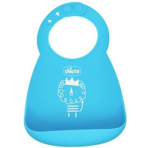 Chicco Babete de Silicone Macio +6M Azul 1 un