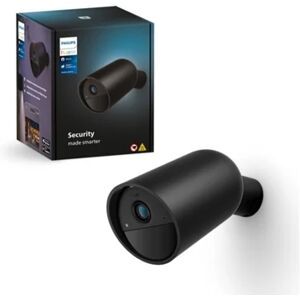 Câmara PHILIPS HUE Secure Bateria - Preto (Outlet Caixa Aberta )