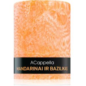 ACappella Mandarin and Basil vela perfumada 80 g. Mandarin and Basil