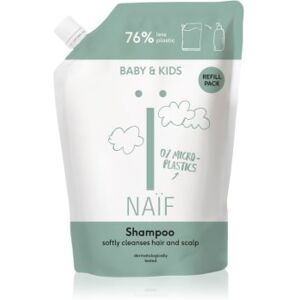 Naif Baby & Kids Shampoo champô nutritivo para bebés 0+ recarga de substituição 500 ml. Baby & Kids Shampoo