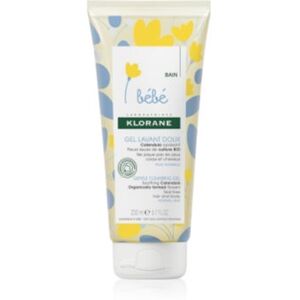 Klorane Bébé Calendula gel de limpeza suave para bebés 0+ com doseador 200 ml. Bébé Calendula