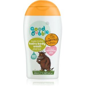 Good Bubble Gruffalo Hair and Body Wash emulsão de lavagem e champô para peles sensíveis e eczematosas para bebés 0+ 100 ml. Gruffalo Hair and Body Wash