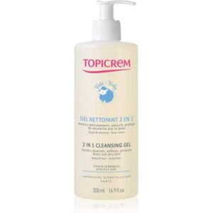 Topicrem BABY My 1st Cleansing Gel 2in1 gel de limpeza para corpo e cabelo para bebés 0+ 500 ml. BABY My 1st Cleansing Gel 2in1