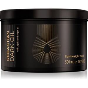 Sebastian Dark Oil máscara nutritiva para cabelo brilhante e macio 500 ml. Dark Oil