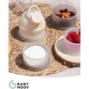 Babydose ergonómico, doseador de leite em pó, da BABYMOOV bege