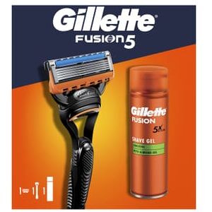 Gillette Máquina Fusion5 + Lâmina + Gel 200 ml