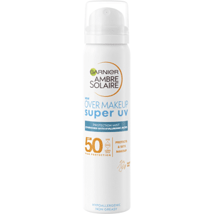 Garnier Ambre Solaire Super UV Over Makeup Mist with Hyaluronic Acid SPF50+ 75ml