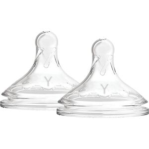 Dr Brown Y-Cut Wide-Neck Silicone Options + Nipple 2-pack