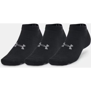 Unisex Under Armour Essential 3-Pack Low Socks Black / Black / Castlerock L