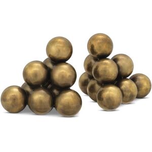 Eichholtz Carioca bokstöd vintage mässing 2-pack