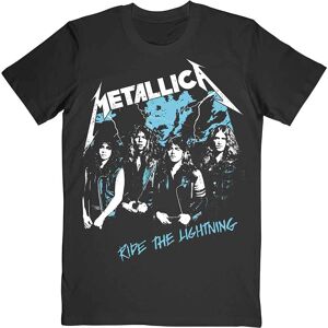 Metallica: Unisex T-Shirt/Vintage Ride The Lightning (Black) (Large)