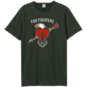 Foo Fighters: Eagle Tattoo Amplified Vintage Charcoal Xx Large t Shirt
