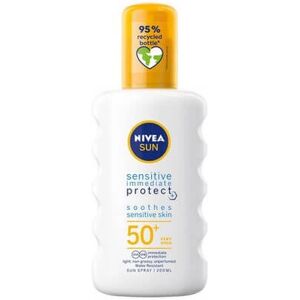 Nivea Sun Sensitive Immediate Protect Soothing Spray Spf50+ 200 Ml