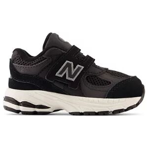 New Balance Barn 2002 Hook & Loop i Black Leather, Storlek 26.5