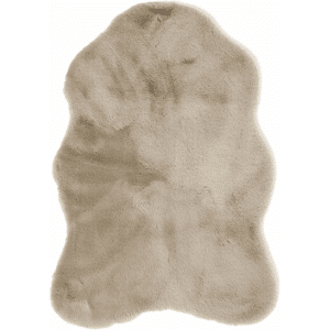 Skinnwille Fluffy Fäll, 60x90 / Taupe