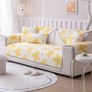 BC-Warm Home Pastoral Blomma Latex Is-Silke Soffkudde Sommarmatta Matta Halkfri Sittdyna Enkel Modern Sofföverdrag Överdragstyg 70*70cm