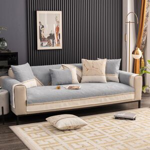 Your Warm Home Lyxigt sofföverdrag spetsdekor soffkudde vardagsrum hem halkfritt lädersoffskydd överkast fyra säsonger universellt 70x70cm 1pcs