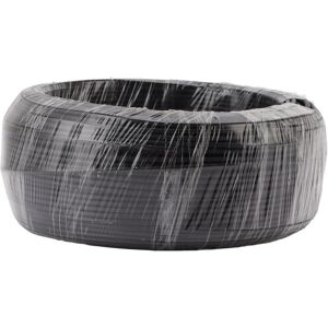 Meterk Bonsaitråd Aluminiumtråd Bonsaiträd Träningsvajer 500g Svart för Trädgård Hortikultur 4.0mm / 0.16in