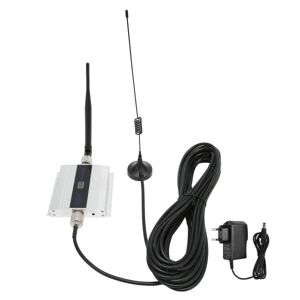 Mobil Repeater för CDMA 850MHz Mobiltelefon Signal Repeater Booster Amplifier Extender 100V till 240V Silver EU-kontakt