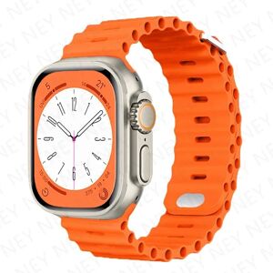 Ocean armband för Apple Watch Ultra 2 Band 49mm 9 8 7 45mm 41mm Silikonarmband Armband iWatch 6 5 4 3 SE 44mm 40mm 42mm band