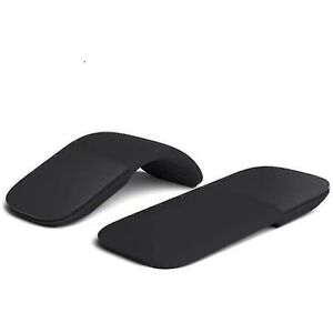 Microsoft Arc Mouse Bluetooth-mus för PC-laptops Kompatibel med Windows Mac Chrome OS (Tunn Lätt Bärbar Taktil) - Svart (W)
