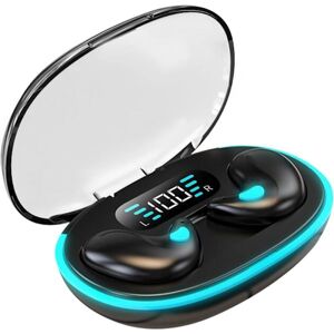 HAPPYSHOP Sleep Dedicated X55 Bluetooth Hörlurar Digital Display Mini Brusreducering