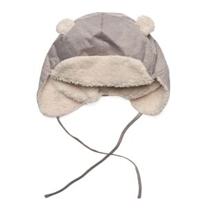 Cap In Recycle Taslan W Pile Accessories Headwear Hats Winter Hats Grey Lindex