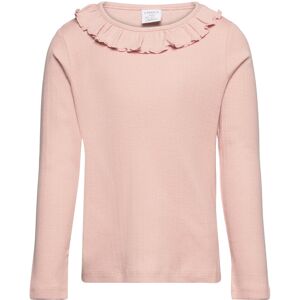 Top Drop Needle Frill Collar Tops T-shirts Long-sleeved T-shirts Pink Lindex