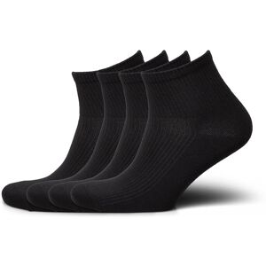 Sock High Ankle 4 P Basic Lingerie Socks Footies-ankle Socks Black Lindex