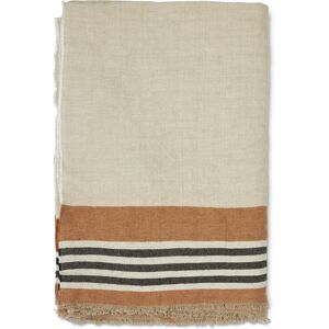 Jakobsdals Linna Pläd Beige/svart/rost