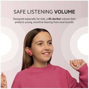Belkin SoundForm Nano for Kids - True wireless-hörlurar med mikrofon - inuti örat - Bluetooth - rosa