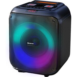 Denver Högtalare 8" woofer LED-ljus Bluetooth BPS-250
