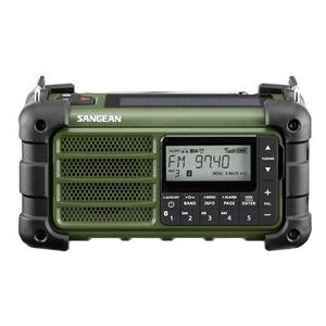 Sangean MMR99 - Multifunktionell Vevradio med AM/FM-RBDS/Bluetooth, Grön