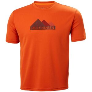 Helly Hansen Technical Graphic T-Shirt Herr, M, PATROL ORANGE