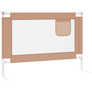 Zoomie Kids Rodborough Toddler Safety Side Rail Taupe 95cm H x 90cm L x 25cm W