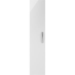 Nuie Clarendon 30cm x 143.5cm Wall Mounted Cabinet White 143.3cm H X 30cm W X 25.3cm D