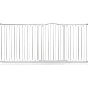 Symple Stuff Aivry Baby Gate white 103.0 H x 225.0 W x 4.0 D cm